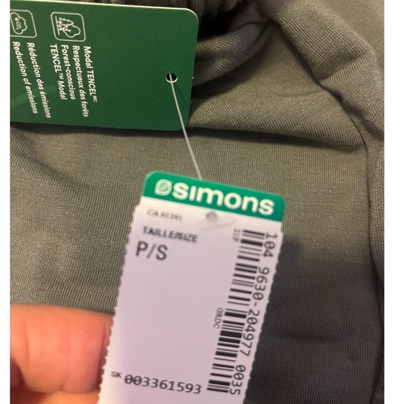 Eco-friendly khaki green gray soft modal lounge shorts boxer NWT - Picture 10 of 11